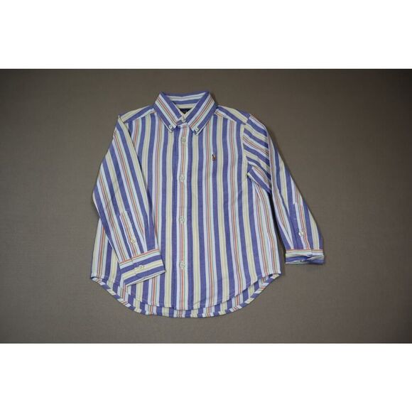 Polo Ralph Lauren Boys Multi Color Button Down‎ Shirt Size 3 - Picture 1 of 5